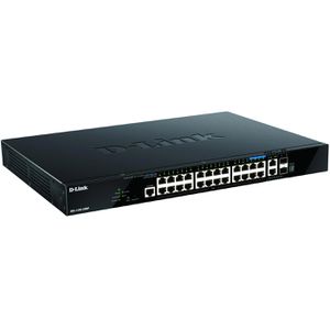 D-Link Switch Stackable Smart Gigabit, DGS-1520-28MP/E,managed, 26-Port, 20x1Gbit/s & 4x2,5Gbit/s & 2x10Gbit/s,24xPoE+,2xSFP+
