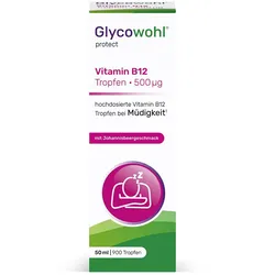 GLYCOWOHL Vitamin B12 Tropfen 500 μg bei Müdigkeit 50 ml