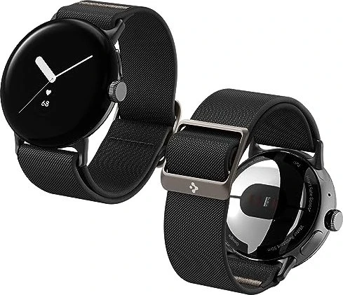 Spigen Lite Fit Google Pixel Watch 5 / 4 / 3 41 mm / 2 / 1 Black