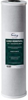 iSpring FC25B-PB 4.5” x 20” Lead, Arsenic, Cadmium, Chlorine Reducing Whole House Water Filter, SGS-Tested, Fits WGB32B Series