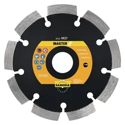 Samedia, Sägeblatt, MASTER MST 125x22,23 Diamant- Trennscheibe KS-weich/Beton 300055