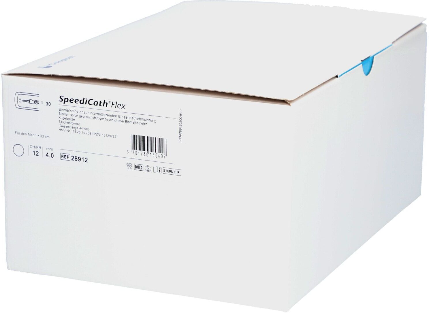 Speedicath Flex Mann Ch 12 im Taschenformat 30 St Katheter
