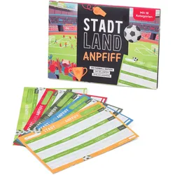 Tchibo - Spielblock »Stadt, Land, Anpfiff«