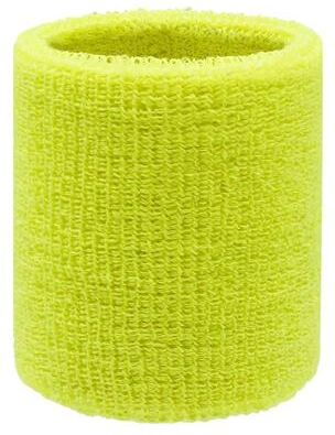 Uplifted Finds AOLIKES High Absorbent Cotton Sports Wrist Sweatbands For Tennis, Basketball, And Athletic Training fluorescent Yellow