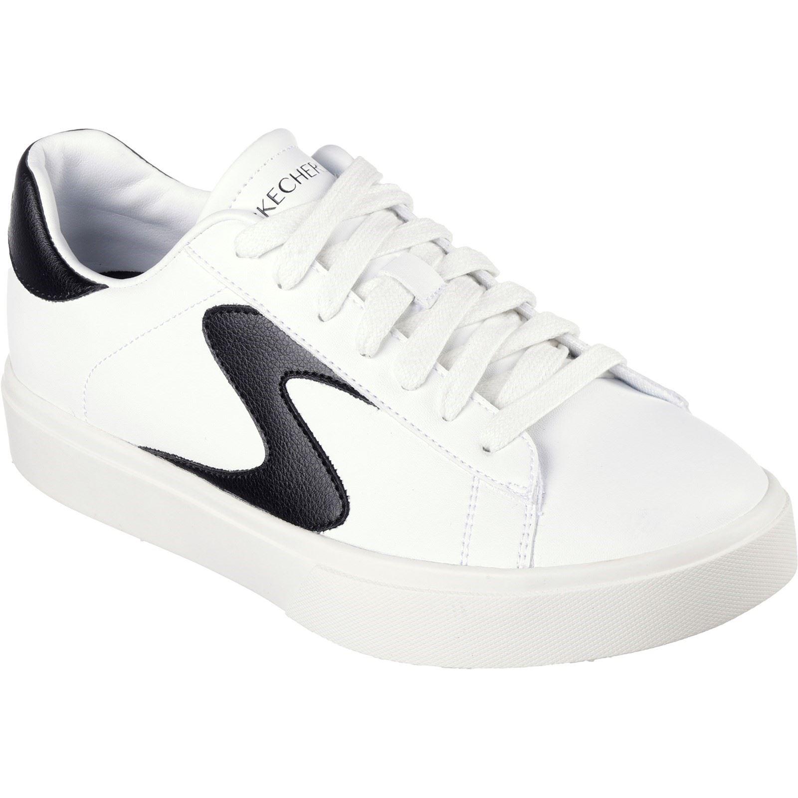 Skechers Eden LX - Beaming Glory Polyurethan Damen Weiß/Schwarz Turnschuhe