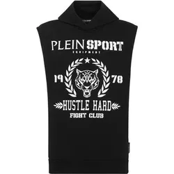 PLEIN SPORT Hoodie TIGER, Größe XL in Schwarz 0201