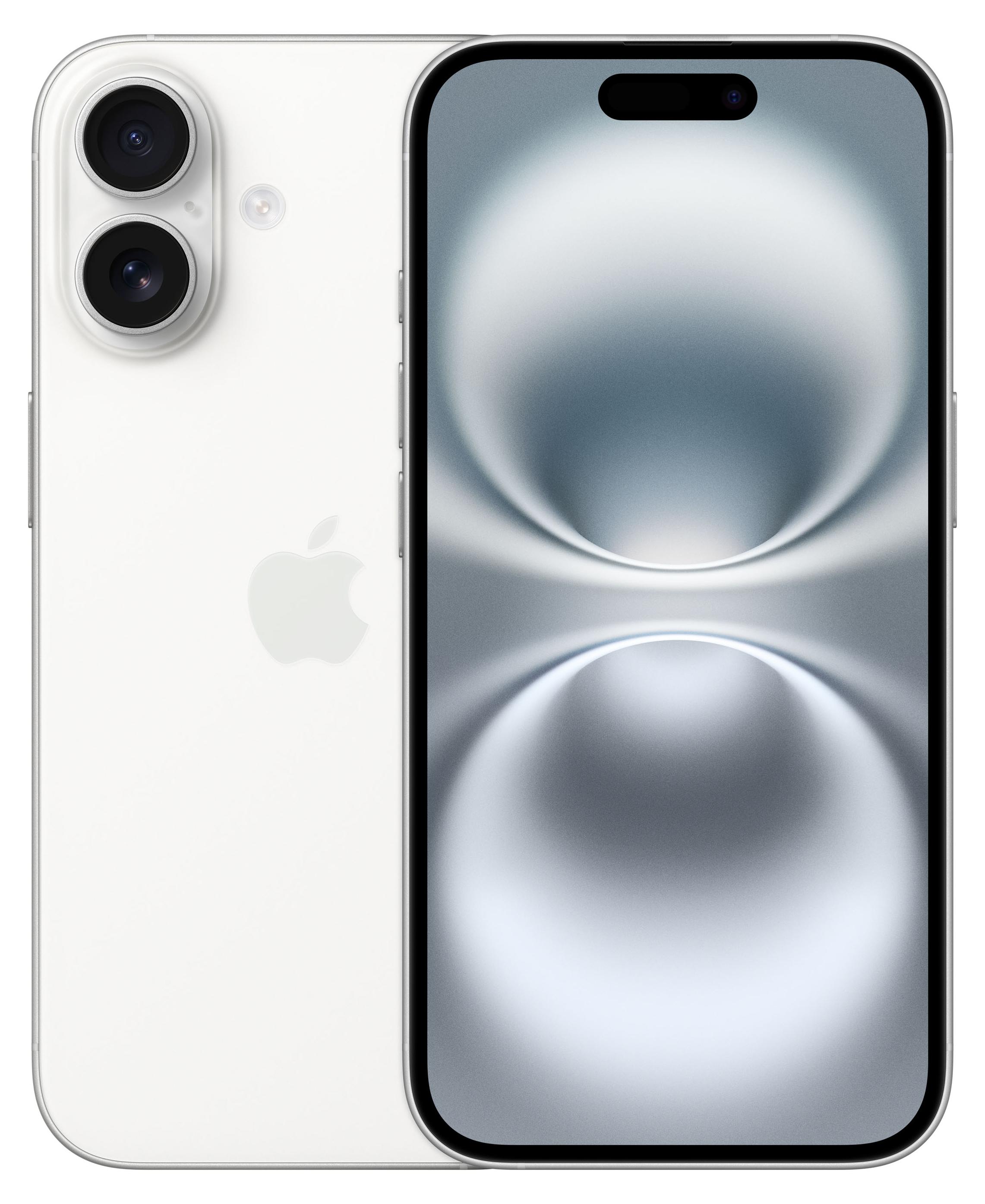 Apple iPhone 16 Weiß - Smartphone - Mobiltelefon - 256 GB