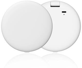Uplifted Finds Smart UV Sunscreen Detection Mirror   LED Tactical Beauty Interface   Boutique Skincare Intelligence Sanctuary white