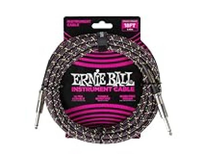 Ernie Ball Câble d’Instrument Tressé Droit/Droit 5,5m - Python Violet