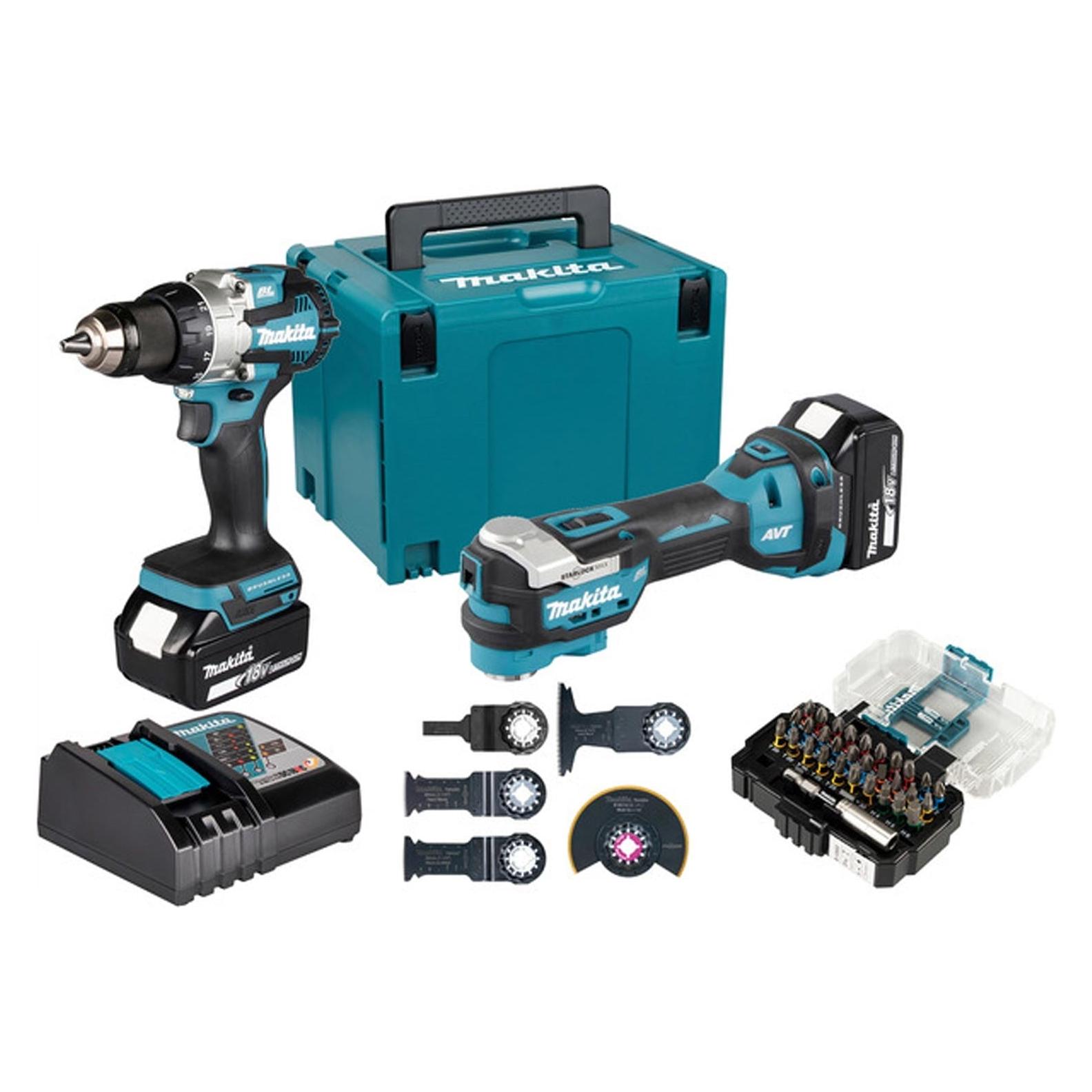 Makita DLX2592JX1 18V Akku-Kombo-Kit (Bohrschrauber) (DLX2592JX1)
