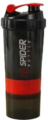 Inspired Finds Creative Sports Shaker Cup Fitness Mixing Cup With Mixing Ball 500ml (16.91 Fl Oz) red