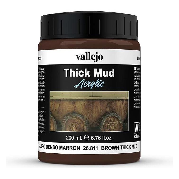 AirbrushKing Brown Thick Mud 200ml - Vallejo (8429551268110)