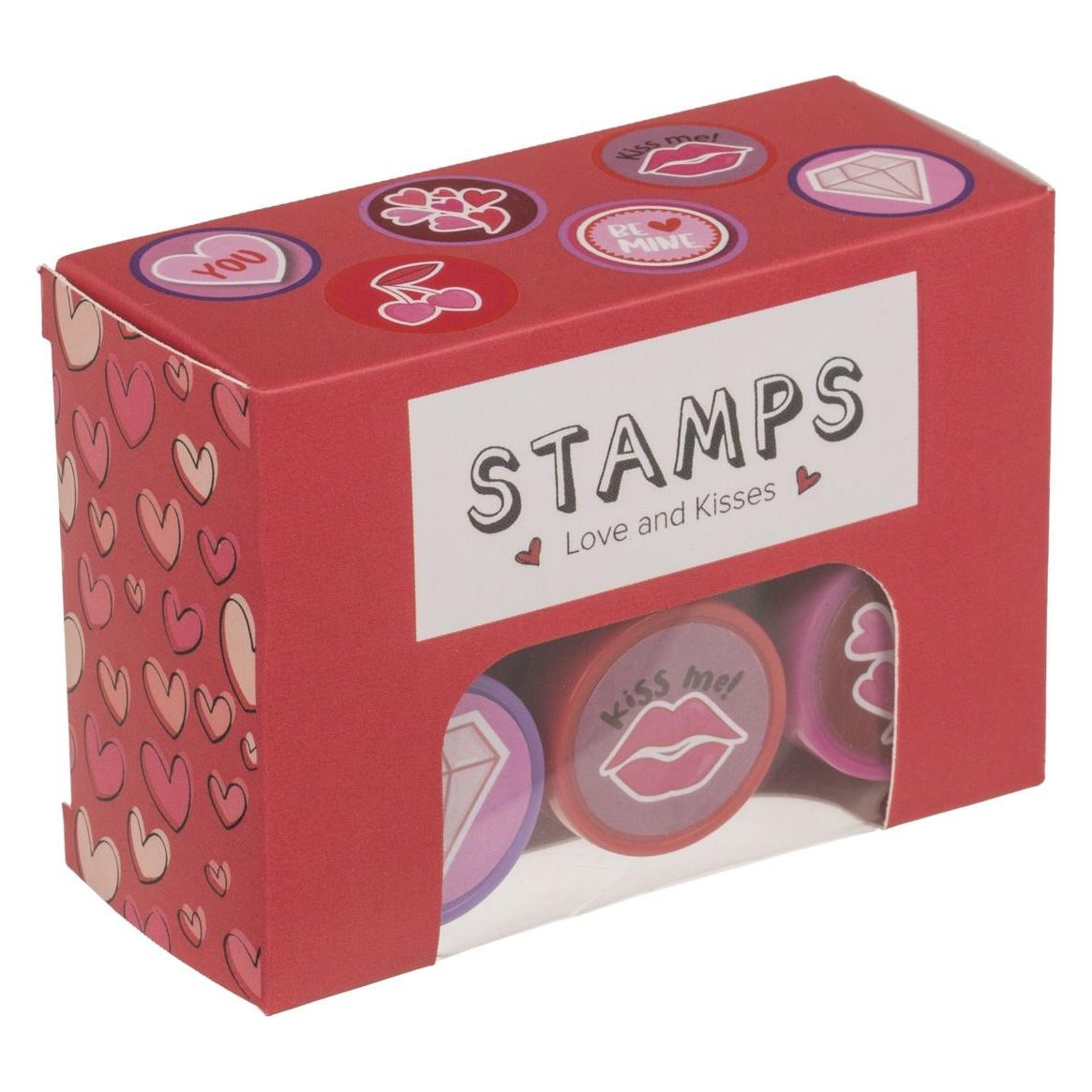 Magni Stempel Herzen und Küsse 2,5cm 6 Stück (54104054)