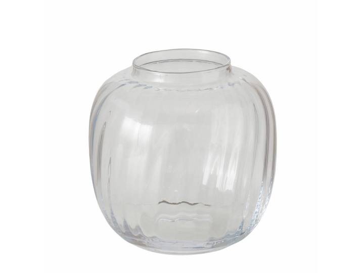 Boltze Home Vase Glas Trial 19 cm, Transparent, 19 cm, Dekoration, Vasen, Glasvasen
