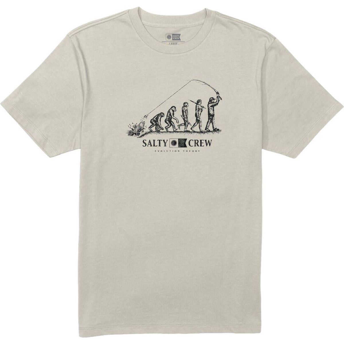 Salty Crew Evolution Theory SS Tee moonbeam (MOONBEAM) XL 25035279E-MOONBEAM-XL