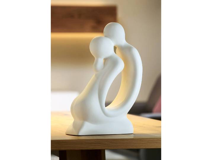 Objet déco Le Baiser Francis Paar 32 x 44 x 16cm Beige/Crème
