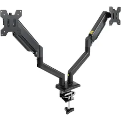 Tooq Technology DB1434TNR-B (Tisch, 34", 10 kg), Monitor Halterung, Schwarz