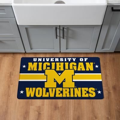 Evergreen "University Of Michigan Anti-Fatigue Door Mat - 30"" x 18"""