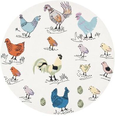 SAFAVIEH Handmade Novelty Oili Novelty Wool Rug
