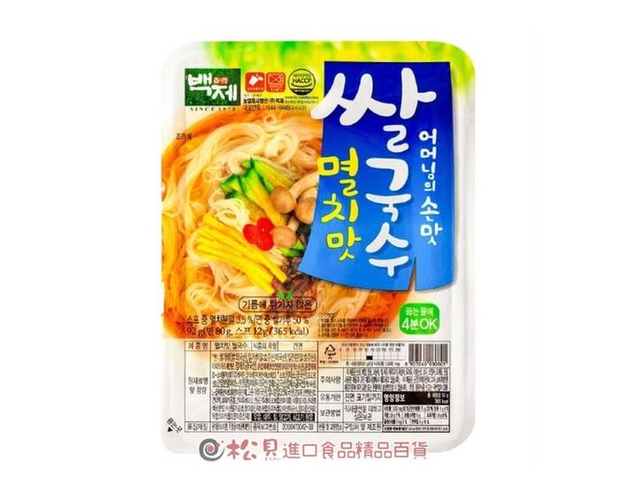 BAEKJE Nouilles de riz saveur d’anchois - 92 g