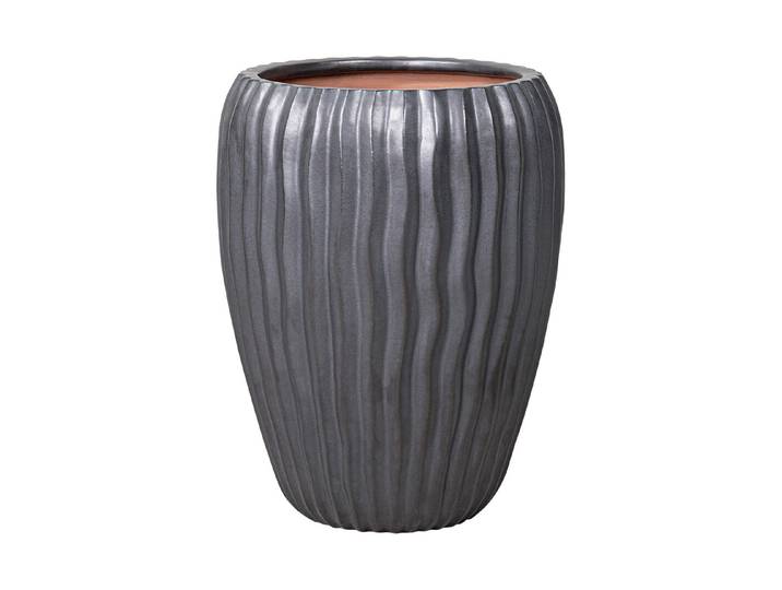 Jardin Royal Pflanztopf Sanremo Ø 27 x H 36 cm Anthrazit