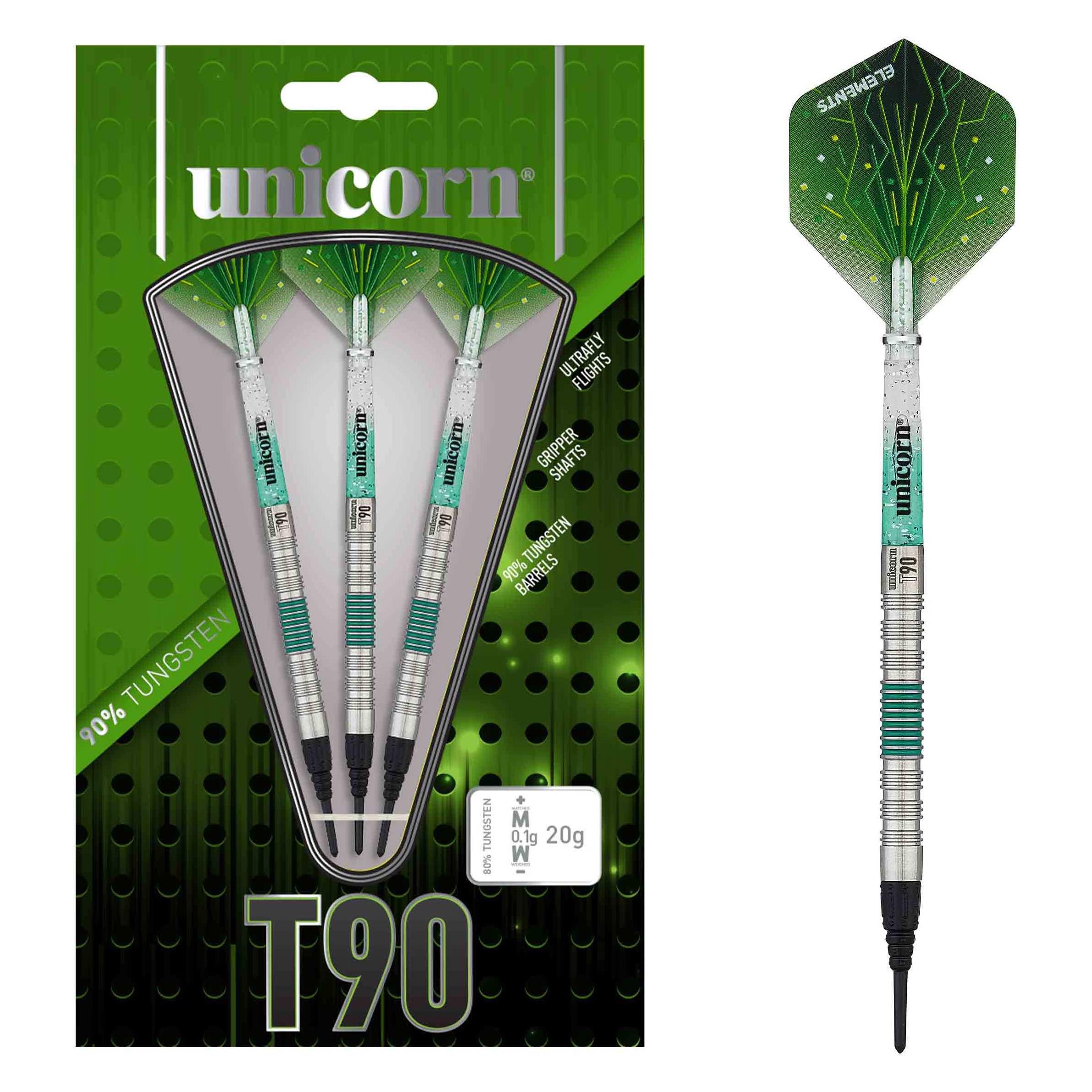 Unicorn Core XL T90 Soft Darts (19 g) (17321315)