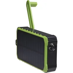 Denver PSO-10012 (10000 mAh, 37 Wh), Powerbank, Schwarz, Grün