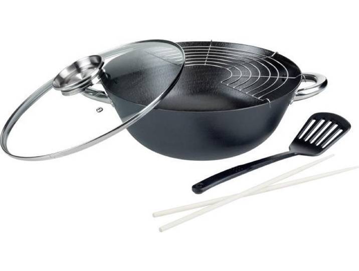 GSW Wokset Ø32cm 5-delig gietijzer