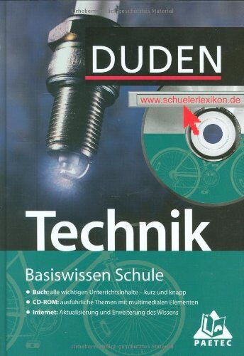 Duden. Basiswissen Schule. Technik: Die Grundlagen, Eigenschaften und vielfältigen Einsatzmöglichkeiten aller Arten technischer Systeme. Themen und ... Technik aller Schulformen bis zum Abitur - Preis vom 14.10.2026 23:07:16 h