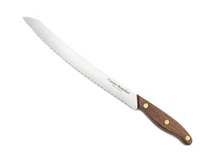 Cuisine Romefort Brotmesser mit 30 cm Klinge Küchenmesser mit hochwertiger Edelstahlklinge und Holzgriff Brötchenmesser Konditorsäge mit Wellenschliff