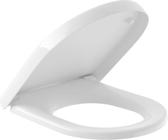 V&B; Abattant WC Newo blanc, 37,3x44,5 cm, ovale, charnières à ES, S-C ; Villeroy & Boch (8M58S101)