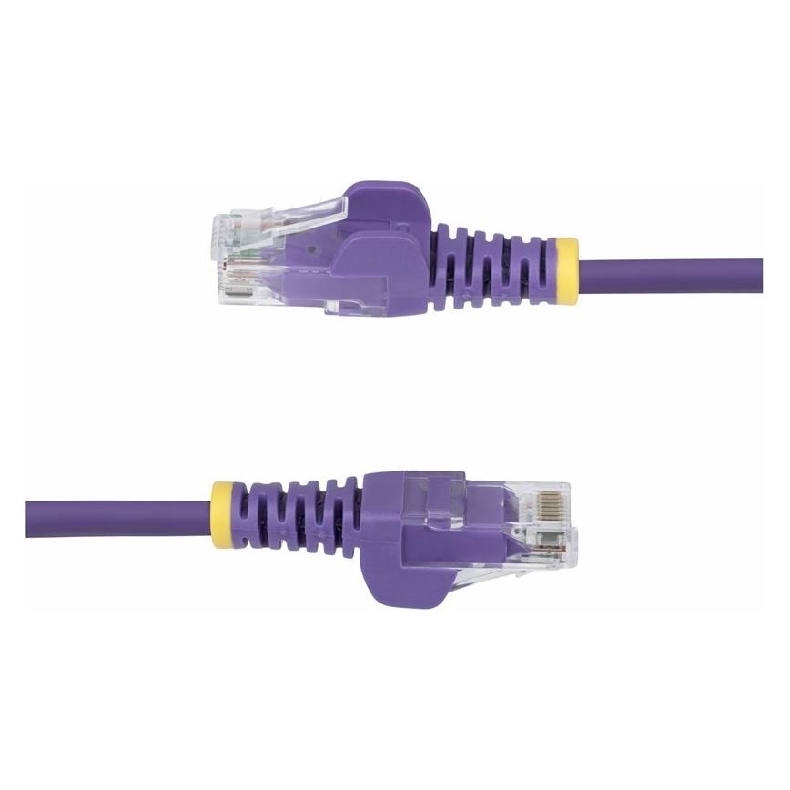 StarTech .com N6PAT50CMPLS, 0,5 m, Cat6, U/UTP (UTP), RJ-45, RJ-45, Violett (CAT6, 0.50 m) (N6PAT50CMPLS)