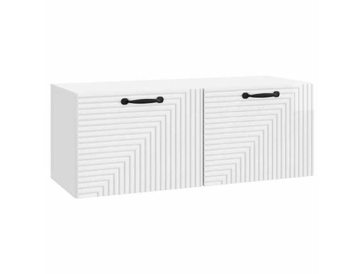 Meuble TV mural Montage mural Blanc brillant 78 5 x 31 x 30 cm 898719
