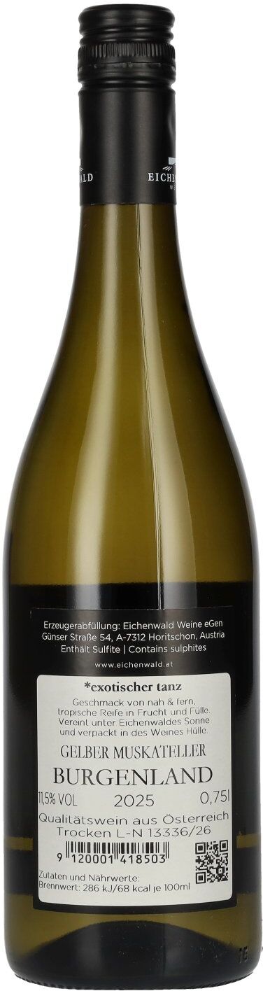 Eichenwald Weine Eichenwald DER FRUCHTKORB Gelber Muskateller 2025 11,5% Vol. 0,75l