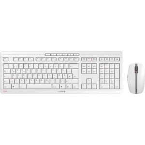 CHERRY Tastatur Stream Desktop JD-8500DE-0, mit Funkmaus, weiß