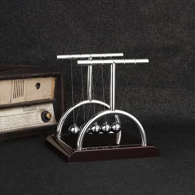 Inspire Daily Merch Newton Balance Pendulum Ball, Physical Science Toy, Energy Conservation Law Desktop Decoration For Office, Holiday Gift c