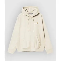 Carhartt WIP American Script Sweatjacke natural Gr. XXL