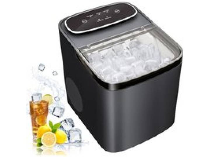Machine à Glaçons Compacte à Glace Rapide – Mini Appareil à Glace 12-15KG/24H avec Réglage Taille des Glaçons Capacité Panier 0.6L
