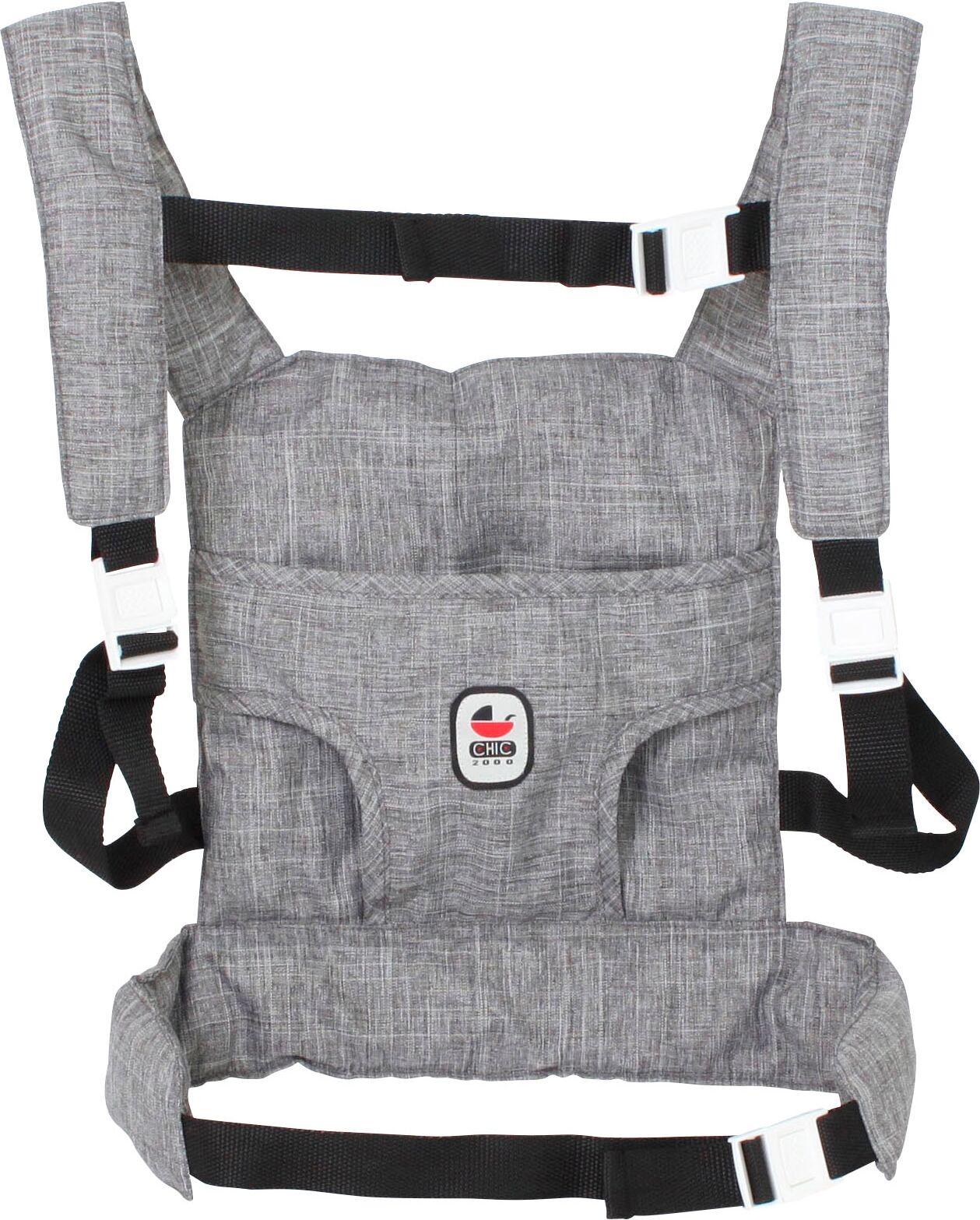 Puppen Bauchtrage CHIC2000 "Sternchen", grau (jeans grau), Puppenausstattungen, KinderB:31cm H:3cm T:26cm, Polyester, B:31cm H:3cm T:26cm