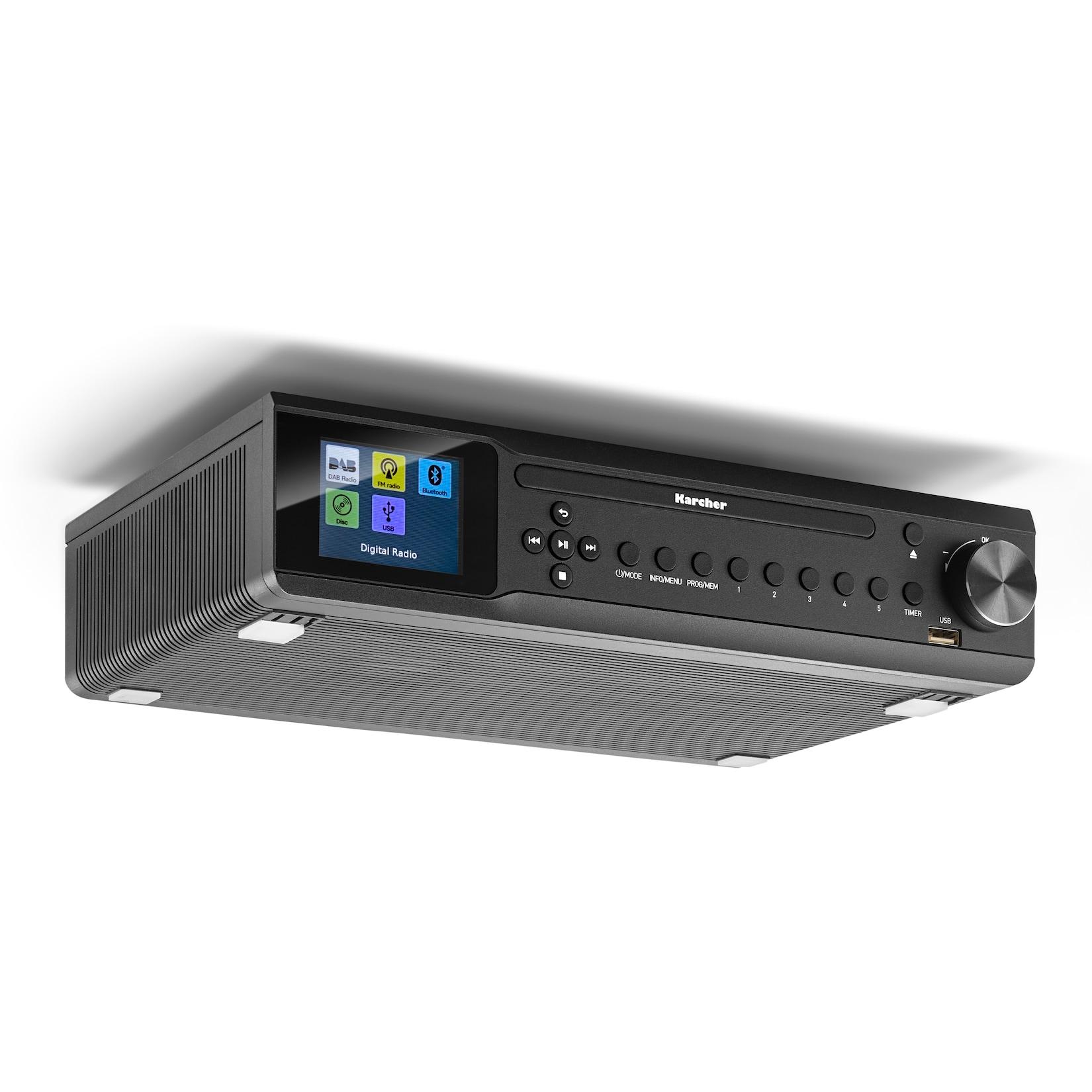 Karcher RA 2060D-B Unterbau-Küchenradio, schwarz