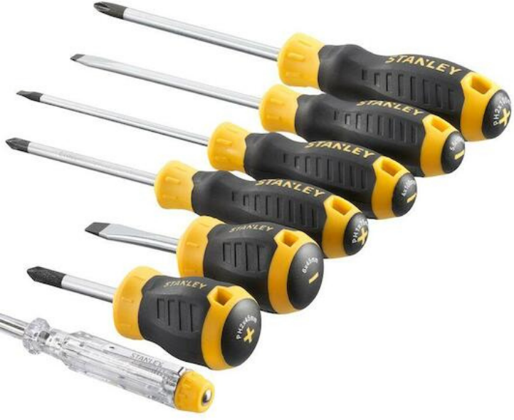 Stanley Set 6 Giraviti Cushion Grip + Tester