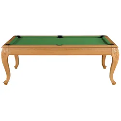 Billardtisch Mina 7 ft. Natur, Tuchfarbe: Simonis 860 Royal Blue