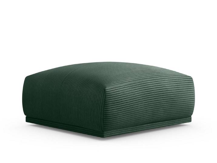 TRENDMANUFAKTUR Hocker Braga 85 x 85 cm, Japandi-Stil, hochwertiger Kaltschaum (1 St), moderner Polsterhocker, 85/42/85 cm (B/H/T)