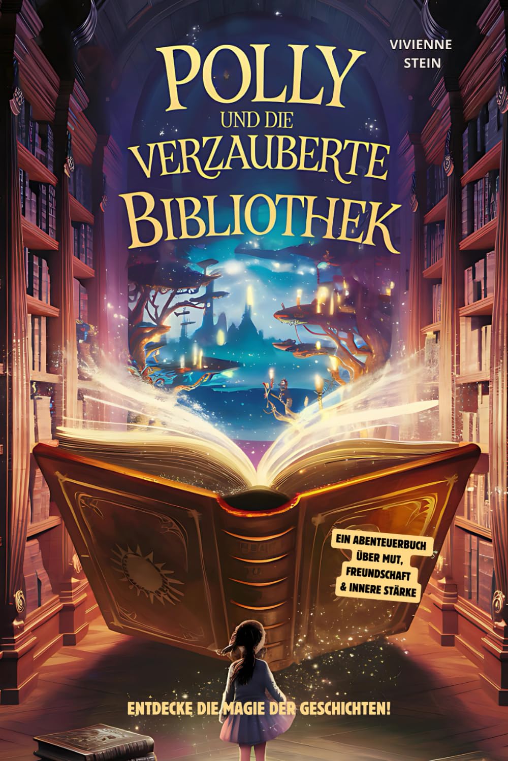 Vivienne Stein - Polly und die verzauberte Bibliothek: Entdecke die Magie der Geschichten!: Ein Abenteuerbuch über Mut, Freundschaft und Selbstvertrauen I Kinderbuch ... Kinder! (Lesefunken - Lesen macht stark!) - Preis vom 18.10.2026 19:22:15 h
