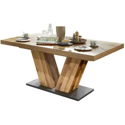 ESSTISCH ausziehbar Elena 180x90x76 Plankeneiche