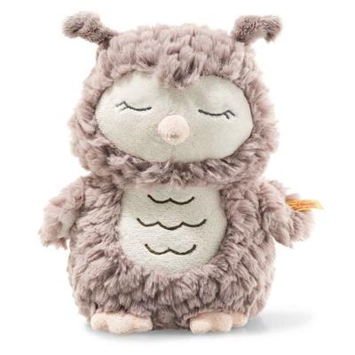 Steiff 241833 - Ollie Eule, Plüsch, beige, 23 cm