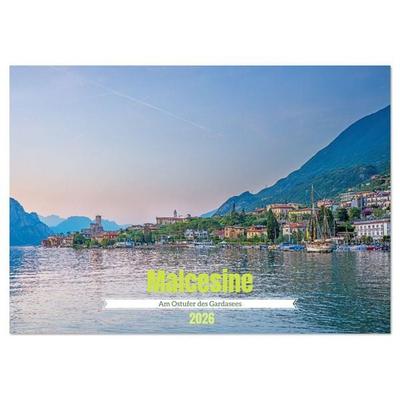 Malcesine - Am Ostufer des Gardasees (Tischkalender 2026 DIN A5 quer), CALVENDO Monatskalender