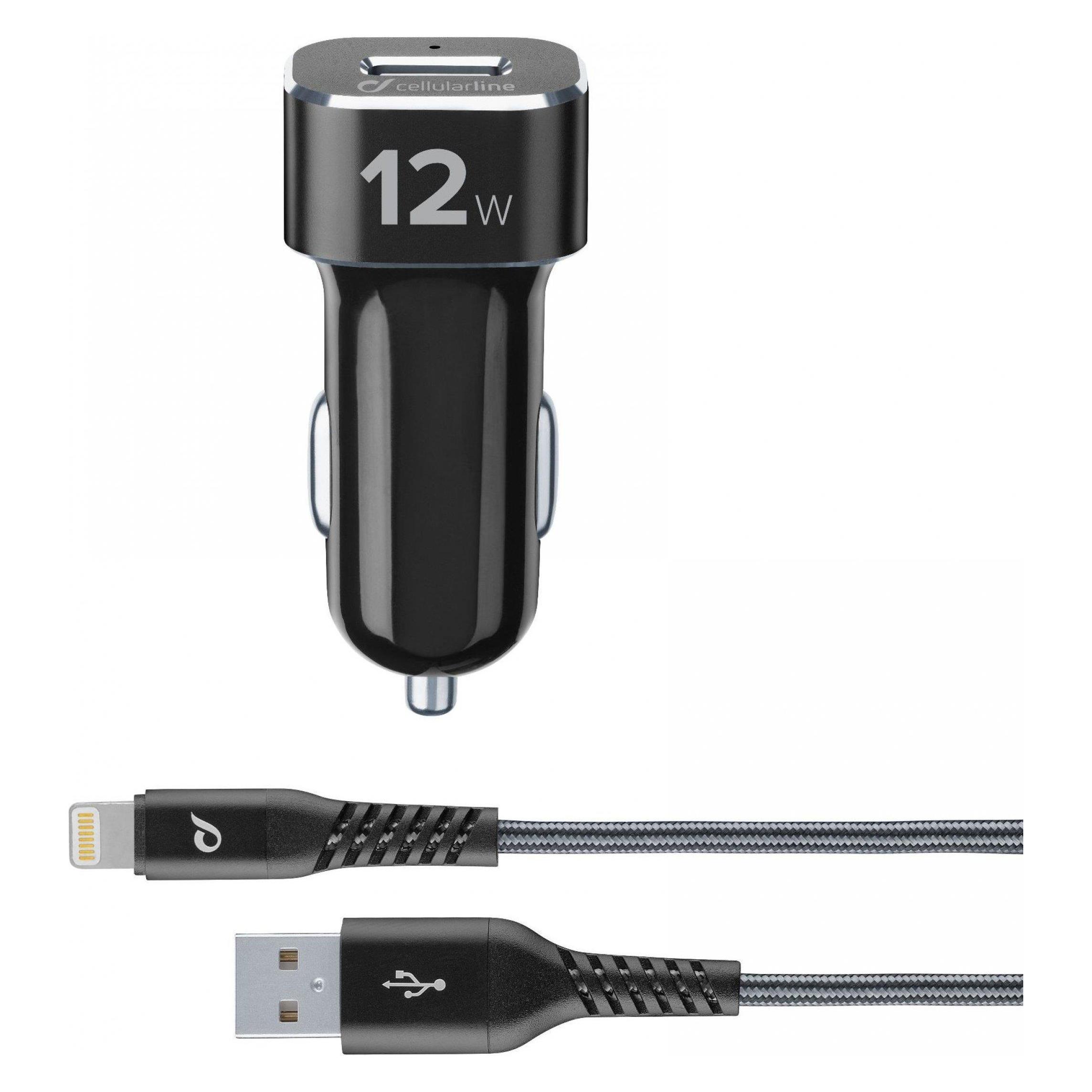 Cellularline Extreme Car Charger Kit (TETRCBRKITMFIPH2A)