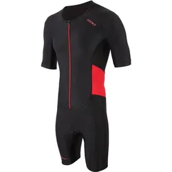 Zone3, Herren, Velotrikot, Activate (XXL), Rot, Schwarz