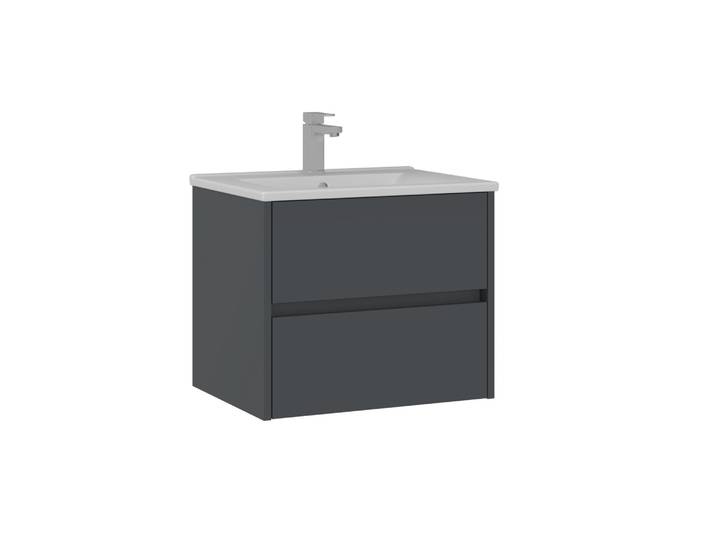 Meuble Vasque Side 65 v2 - 65 x 45 x 52 cm - Matte Anthracite